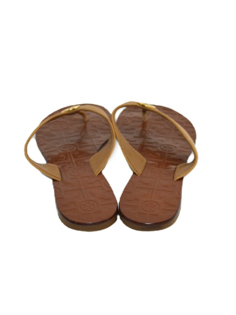 Tory Burch Thora tumbled leather thong sandals #220-30 - Picture 4 of 5